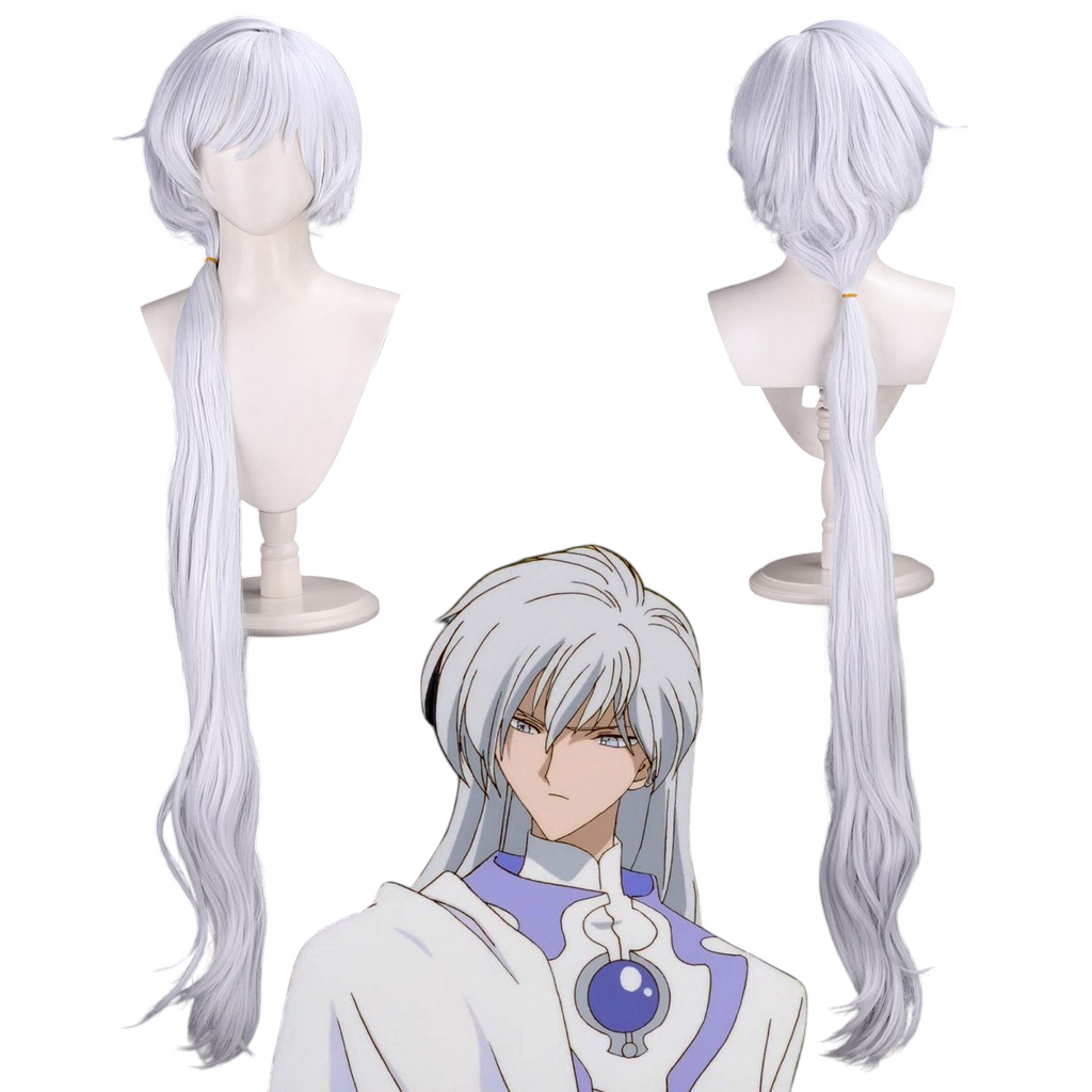 Light Gray Yue / Yukito Cosplay Wig - Cardcaptor Sakura (Silver Long) (FEVERCOS)