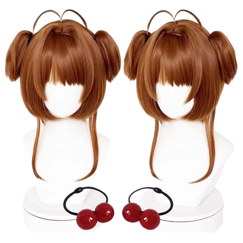 Saddle Brown Sakura Kinomoto Cosplay Wig - Cardcaptor Sakura (Honey Brown Bob) (FEVERCOS)