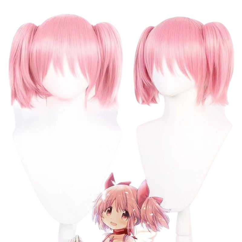 Misty Rose Homura Akemi Cosplay Wig - Madoka Magica (PINK) (FEVERCOS)