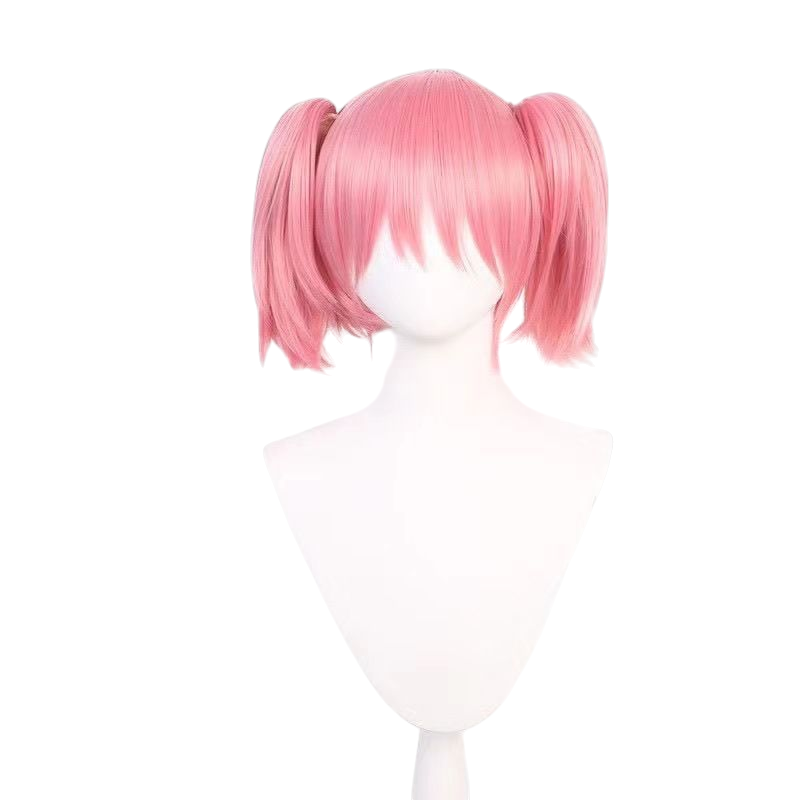 Lavender Blush Madoka Kaname Cosplay Wig - Madoka Magica (Pink Pigtails) (FEVERCOS)