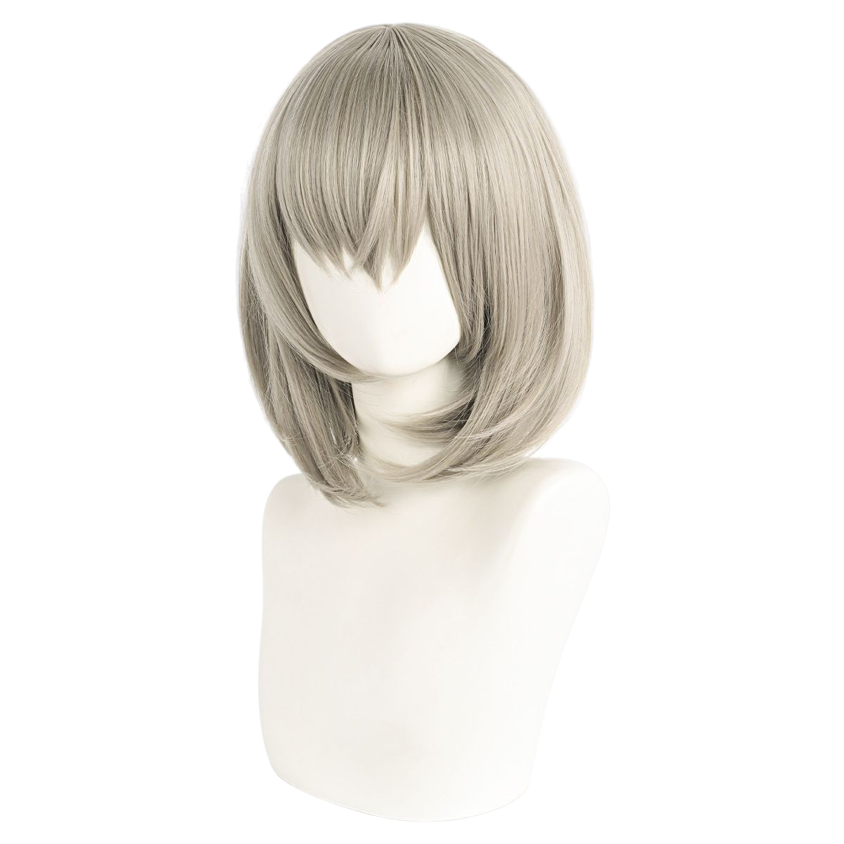 Antique White Falin Touden Cosplay Wig - Dungeon Meshi (Soft Blonde Bob) (FEVERCOS)
