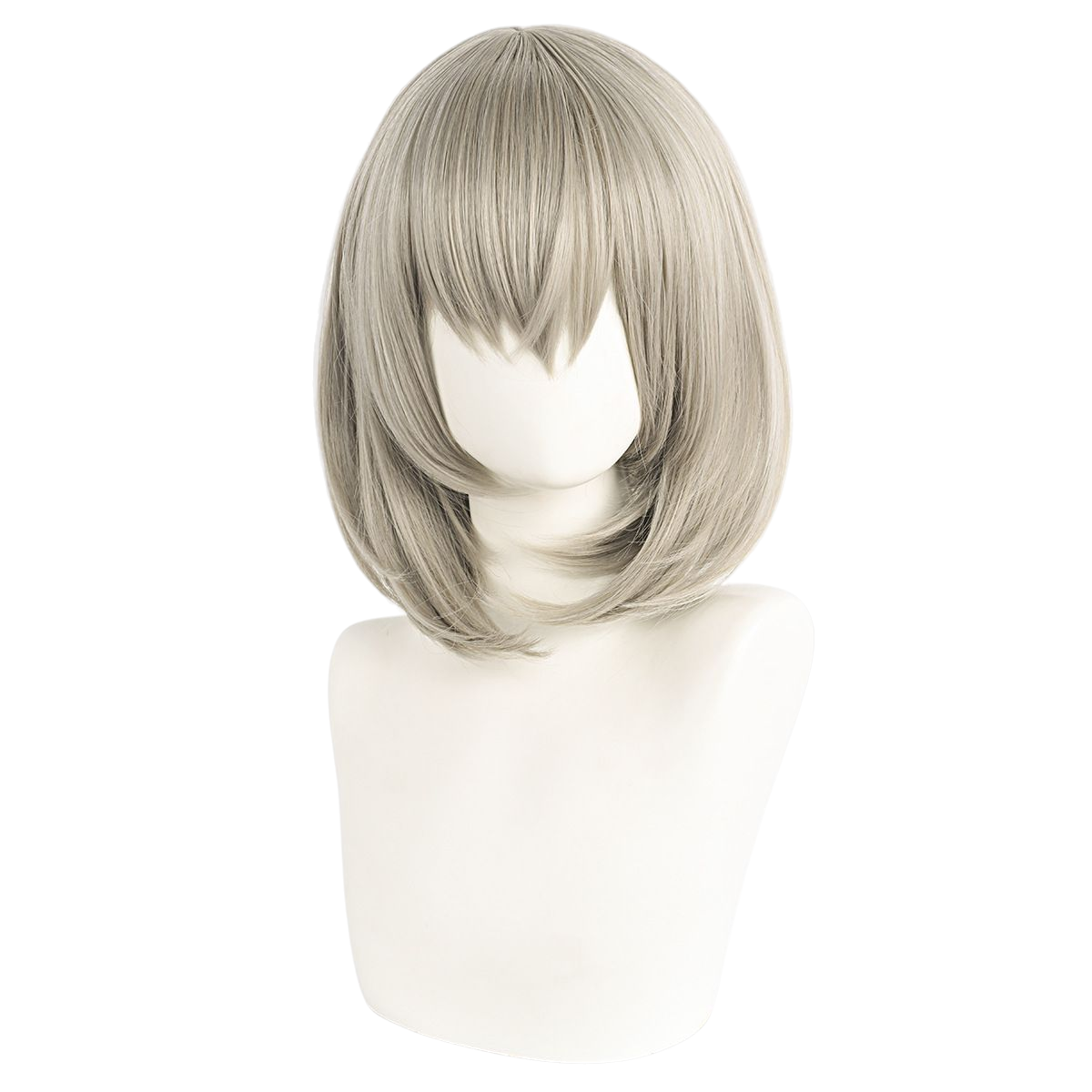 Antique White Falin Touden Cosplay Wig - Dungeon Meshi (Soft Blonde Bob) (FEVERCOS)