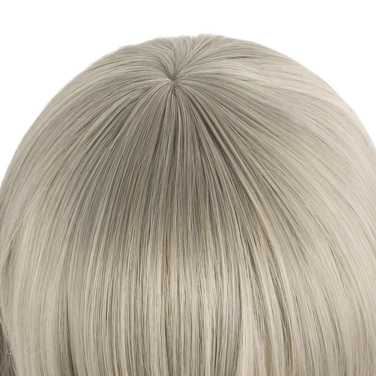 Dark Gray Falin Touden Cosplay Wig - Dungeon Meshi (Soft Blonde Bob) (FEVERCOS)