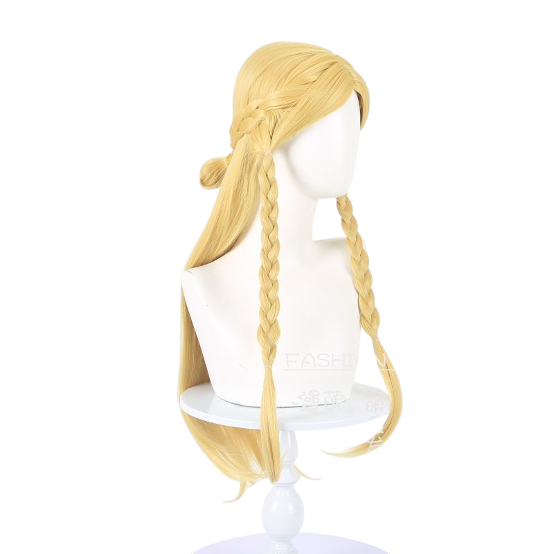 White Smoke Marcille Donato Cosplay Wig - Dungeon Meshi (Blonde Wavy) (FEVERCOS)