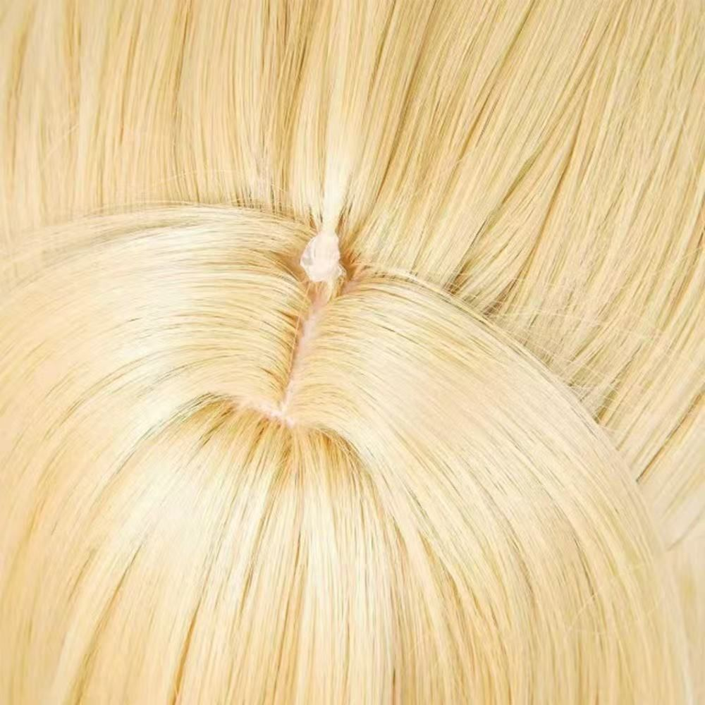 Wheat Saber (Artoria) Cosplay Wig - Fate/Stay Night (Blonde Bun + Ahoge) (FEVERCOS)