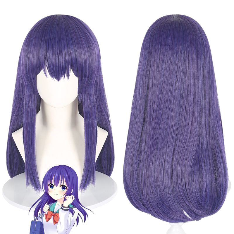 Dark Slate Blue Teruhashi Kokomi Cosplay Wig - Saiki K (Blue Halo) (FEVERCOS)