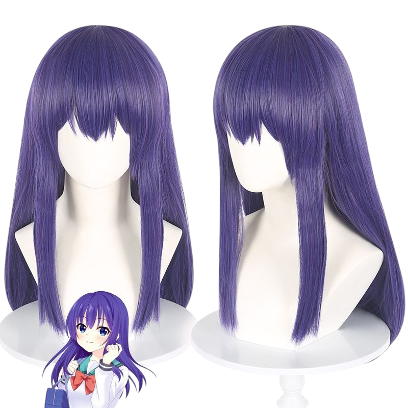 Dark Slate Blue Teruhashi Kokomi Cosplay Wig - Saiki K (Blue Halo) (FEVERCOS)