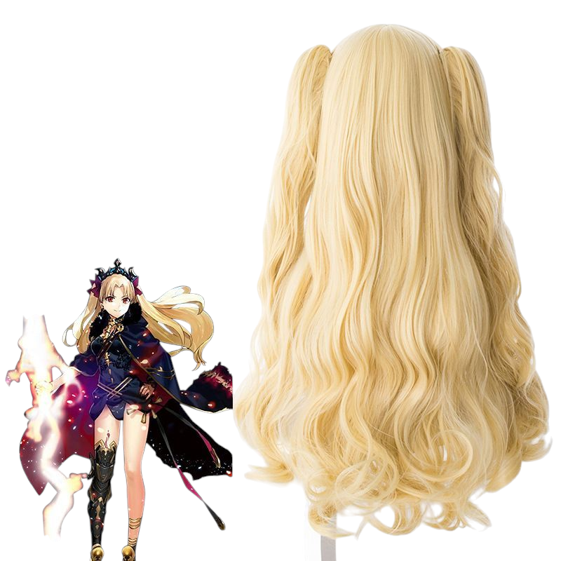 Tan Ereshkigal (Rin Face) Cosplay Wig - FGO (Blonde Twin Tails) (FEVERCOS)