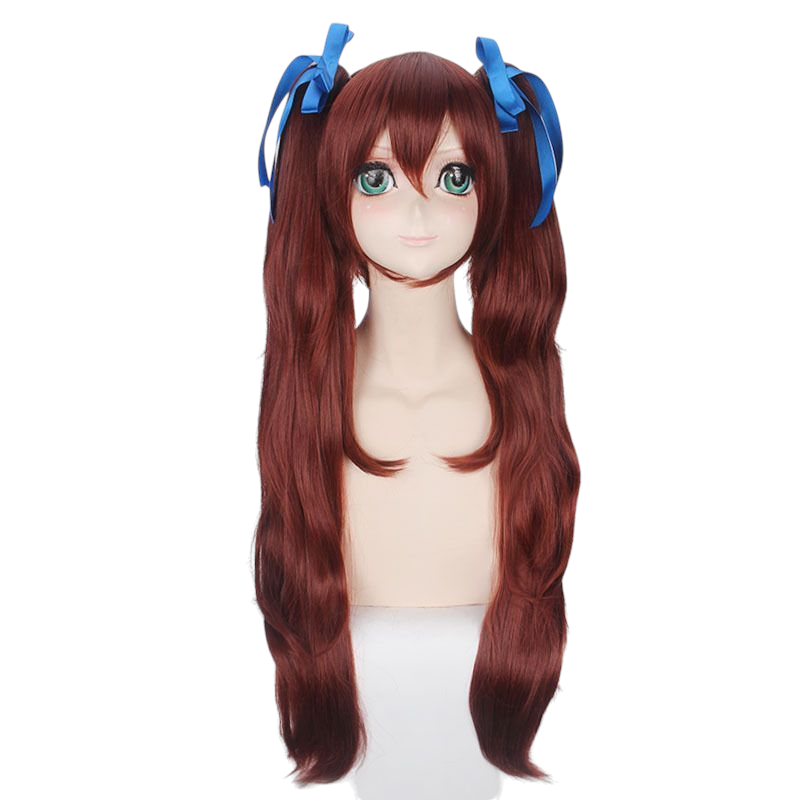 Saddle Brown Rin Tohsaka Cosplay Wig - Fate/Stay Night (Dark Brown Twin Tails) (FEVERCOS)