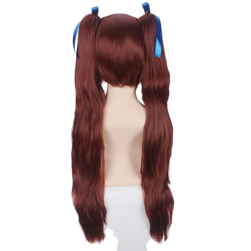 Saddle Brown Rin Tohsaka Cosplay Wig - Fate/Stay Night (Dark Brown Twin Tails) (FEVERCOS)