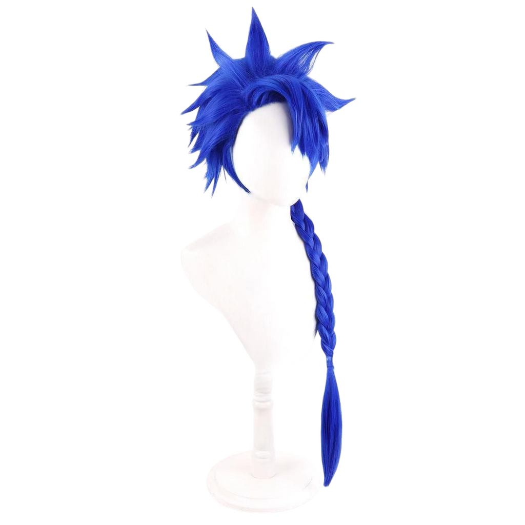 Lavender Setanta (Cu Chulainn Lily) Cosplay Wig - FGO Arcade (Blue Braid) (FEVERCOS)