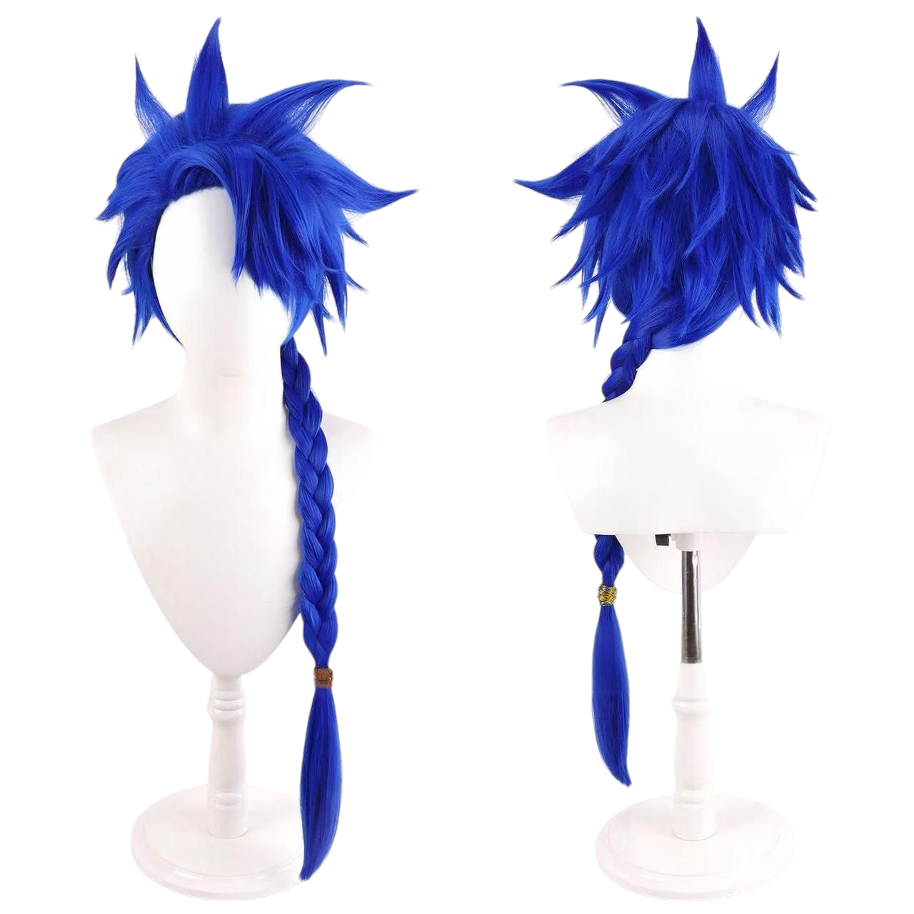 Dark Slate Blue Setanta (Cu Chulainn Lily) Cosplay Wig - FGO Arcade (Blue Braid) (FEVERCOS)