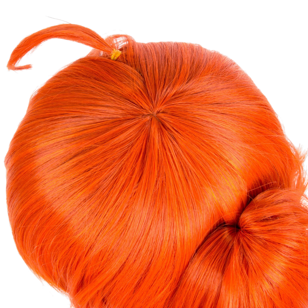 Orange Red Gudako (Ritsuka Fujimaru) Cosplay Wig - FGO (Orange Side-Tail) (FEVERCOS)