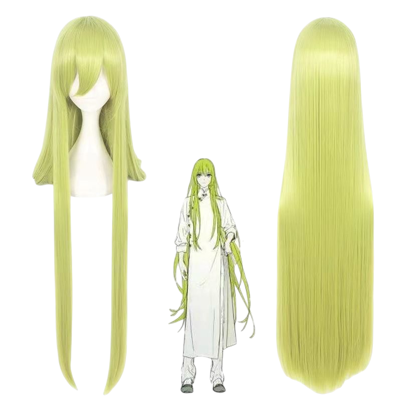 Tan Enkidu Cosplay Wig - FGO (Long Green) (FEVERCOS)