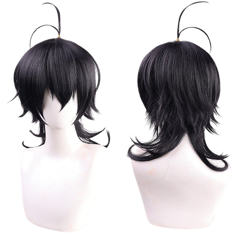 Misty Rose Miya Chinen Cosplay Wig - SK8 the Infinity (Black/Short) (FEVERCOS)