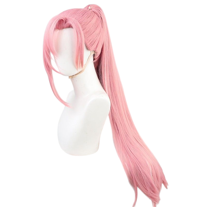 Pink Cherry Blossom (Kaoru Sakurayashiki) Cosplay Wig - SK8 the Infinity (Pink Ponytail) (FEVERCOS)