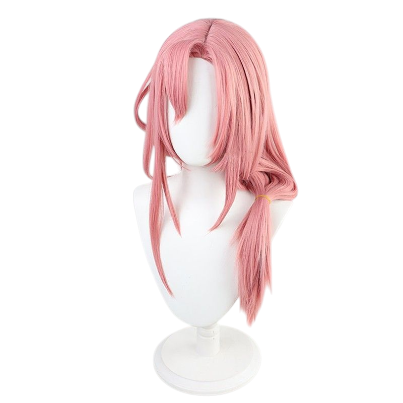 Antique White Cherry Blossom (Kaoru Sakurayashiki) Cosplay Wig - SK8 the Infinity (Pink Ponytail) (FEVERCOS)