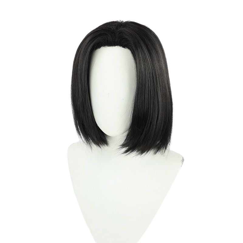 Beige Uncle (Yosuke Shibazaki) Cosplay Wig - Isekai Ojisan (Black Messy) (FEVERCOS)