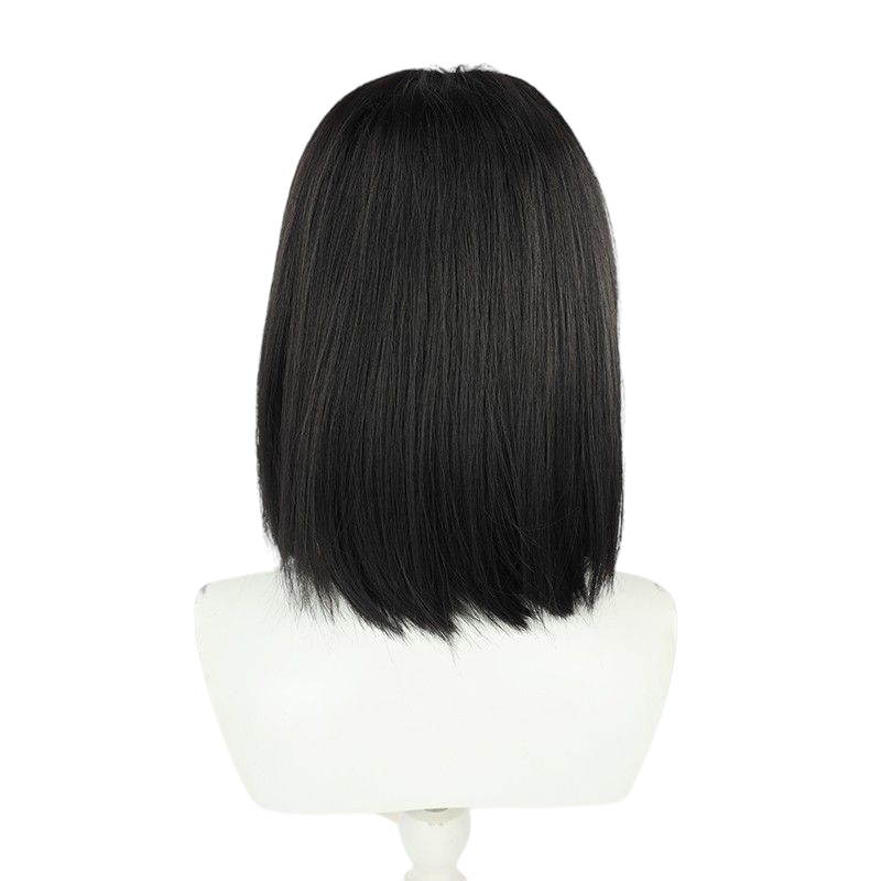 Dark Slate Gray Uncle (Yosuke Shibazaki) Cosplay Wig - Isekai Ojisan (Black Messy) (FEVERCOS)