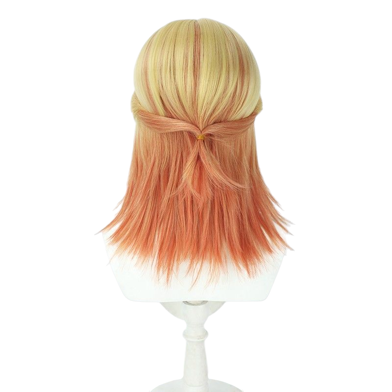 Dark Salmon Uncle (Female Form) Cosplay Wig - Isekai Ojisan (Light Brown/Blonde) (FEVERCOS)