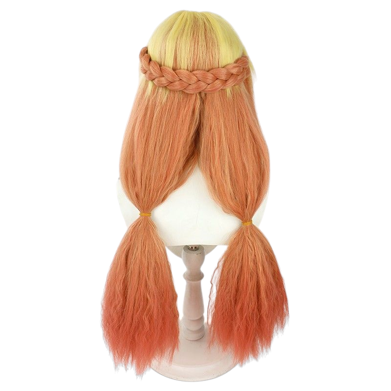 Dark Salmon Sui (The Elf) Cosplay Wig - Isekai Ojisan (Gradient Blonde) (FEVERCOS)