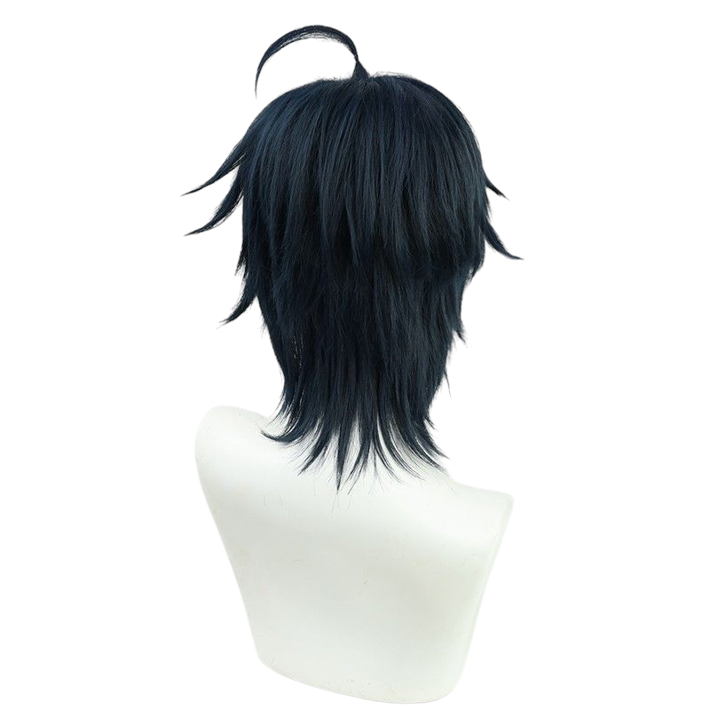 Dark Slate Gray Takt Asahina Cosplay Wig - Takt Op. Destiny (Navy Blue Messy) (FEVERCOS)