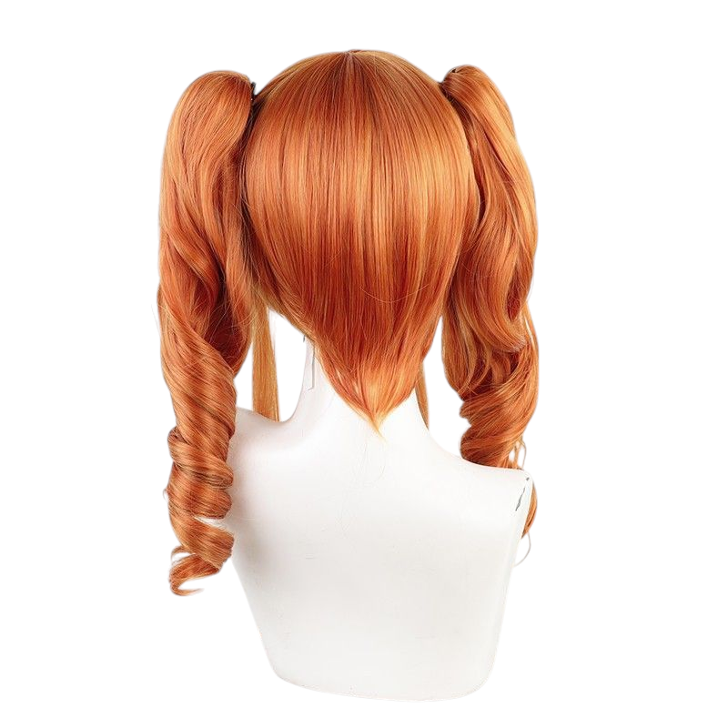Chocolate Rika Seto Cosplay Wig - D4DJ Merm4id (Blonde/Pink Twin Tails) (FEVERCOS)