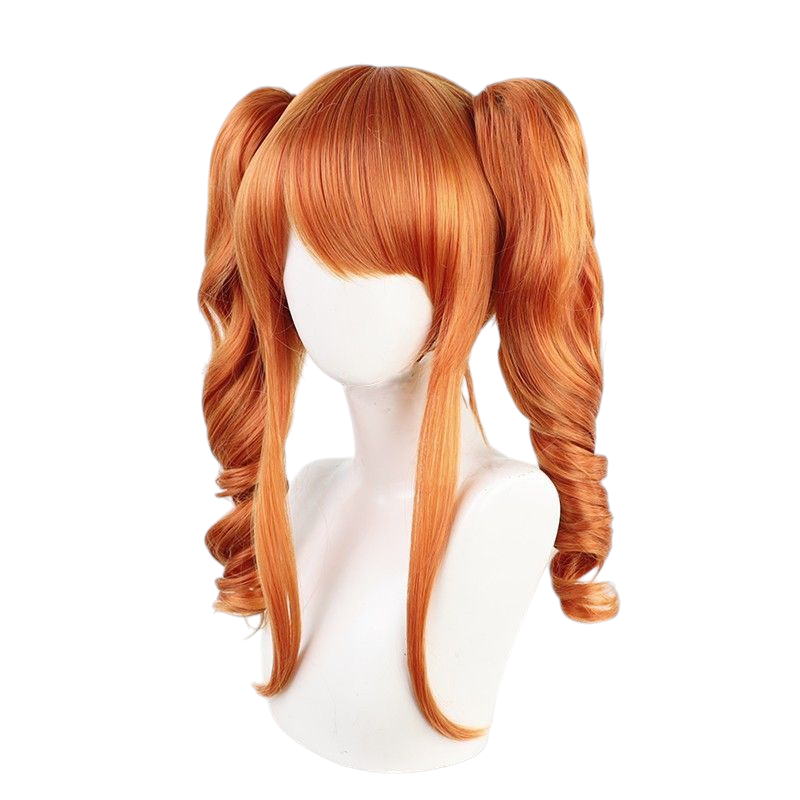 Coral Rika Seto Cosplay Wig - D4DJ Merm4id (Blonde/Pink Twin Tails) (FEVERCOS)