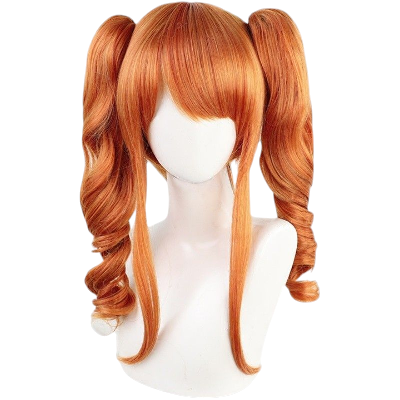 Coral Rika Seto Cosplay Wig - D4DJ Merm4id (Blonde/Pink Twin Tails) (FEVERCOS)