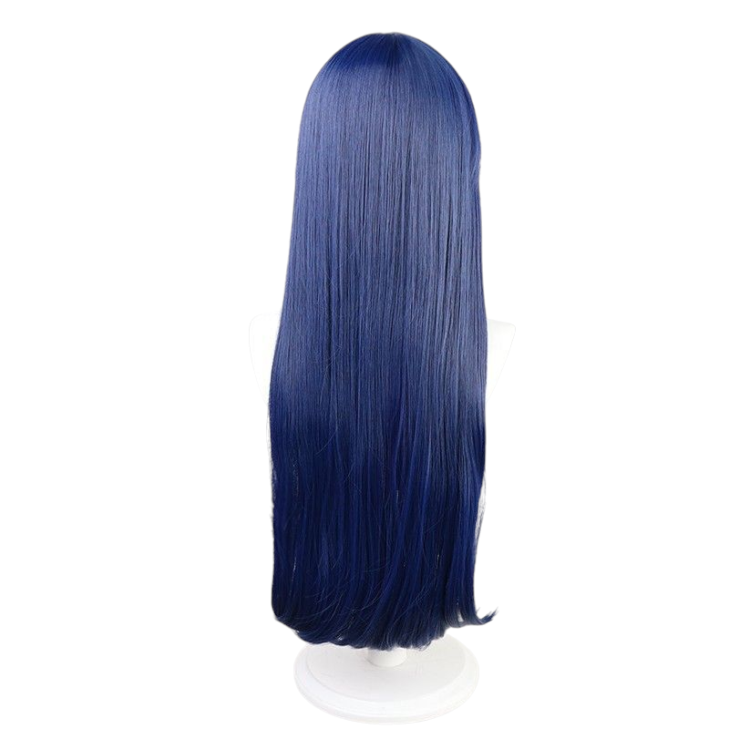 Dark Slate Gray Yuri Honjo Cosplay Wig - High-Rise Invasion (Black Hime Cut) (FEVERCOS)