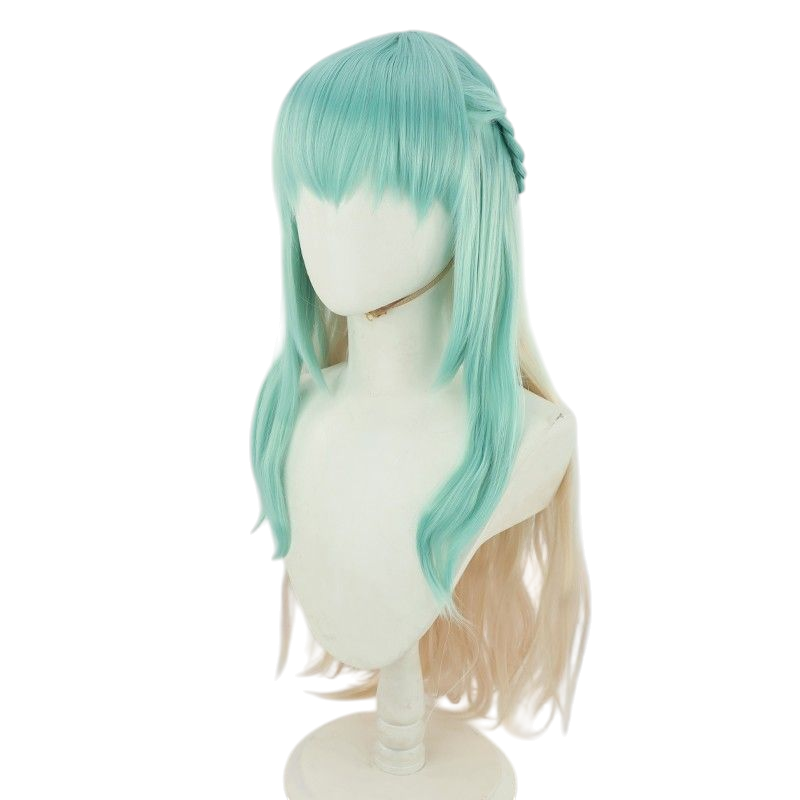 Light Gray Kuon Shinzaki Cosplay Wig - High-Rise Invasion (Gradient Wavy) (FEVERCOS)