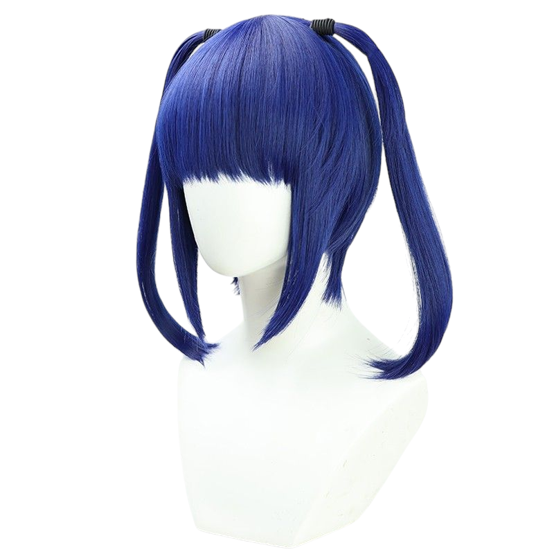White Smoke Ein Cosplay Wig - High-Rise Invasion (Dark Blue Braids) (FEVERCOS)