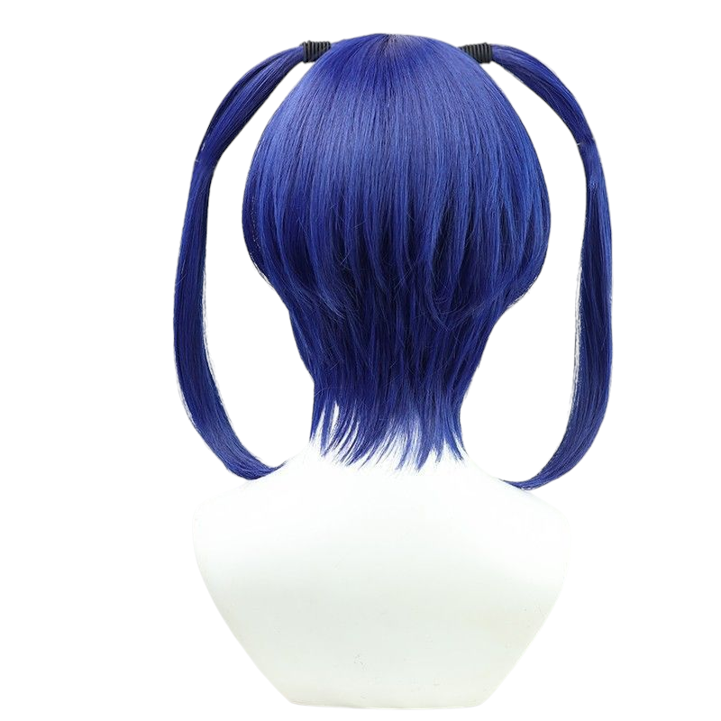 White Smoke Ein Cosplay Wig - High-Rise Invasion (Dark Blue Braids) (FEVERCOS)