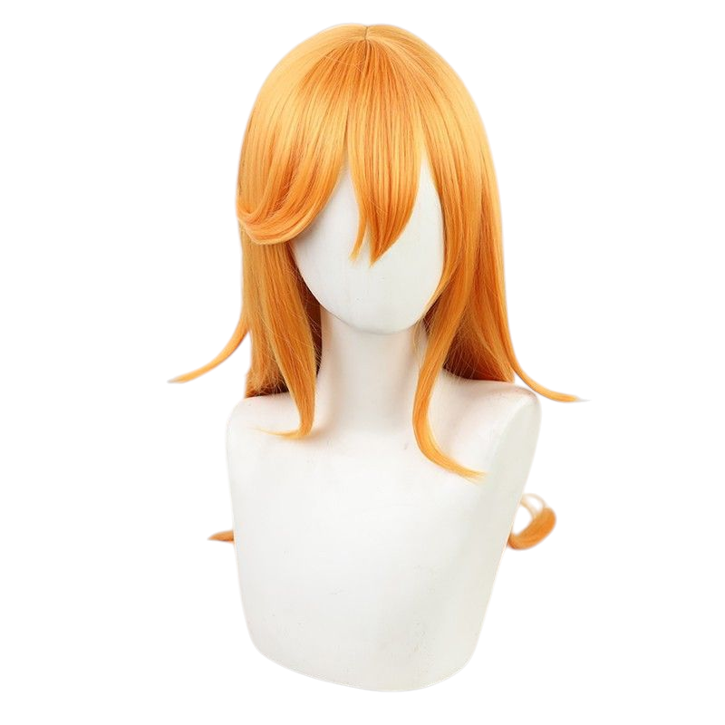 Chocolate Kanon Shibuya Cosplay Wig - Love Live! Superstar!! (Orange Short) (FEVERCOS)