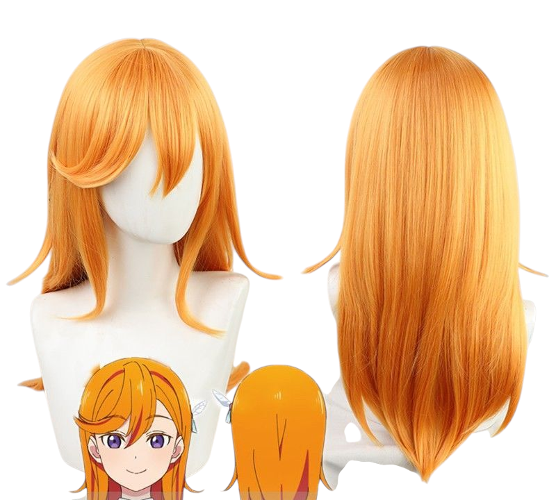 Sandy Brown Kanon Shibuya Cosplay Wig - Love Live! Superstar!! (Orange Short) (FEVERCOS)