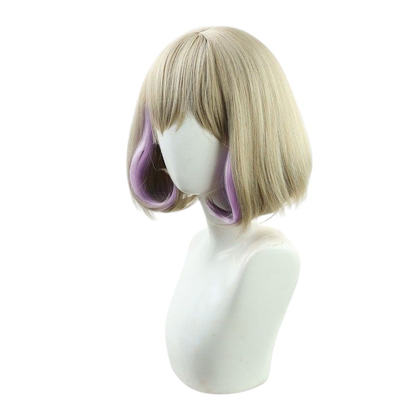 Light Gray Keke Tang Cosplay Wig - Love Live! Superstar!! (Ash Beige Bob) (FEVERCOS)