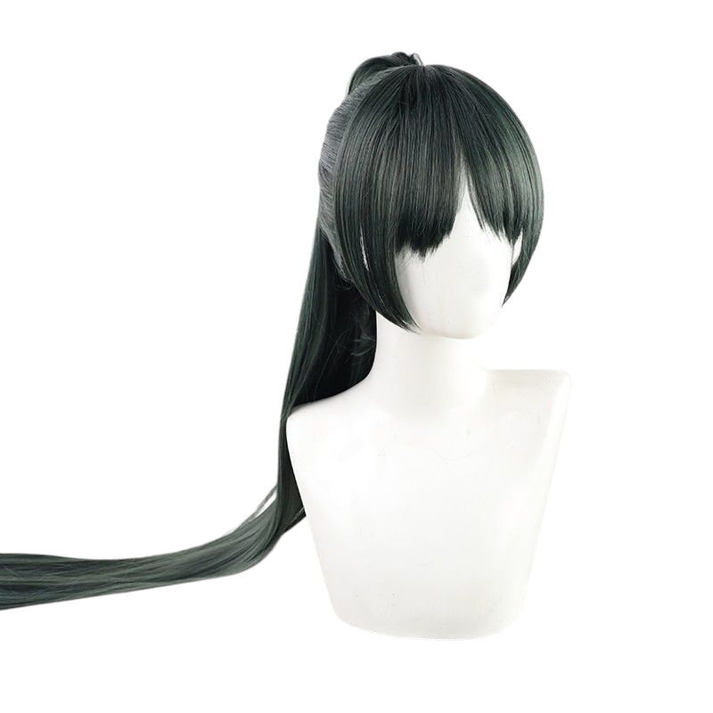 Beige Ren Hazuki Cosplay Wig - Love Live! Superstar!! (Dark Green Ponytail) (FEVERCOS)