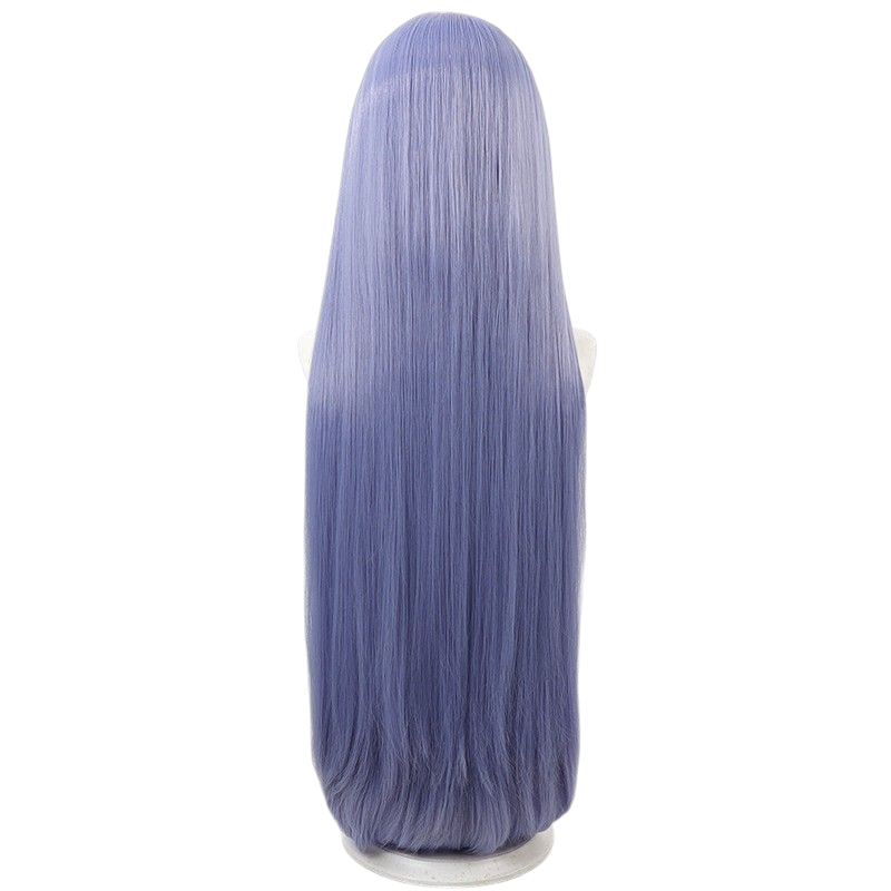 Slate Gray Da Qiao "Beloved Floral Wedding" (520 Skin) Cosplay Wig - Honor of Kings (Blue Wavy) (FEVERCOS)
