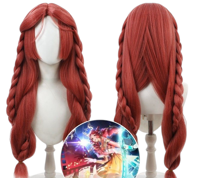 Sienna Yao "Honor Crystal" (Glory Collector) Cosplay Wig - Honor of Kings (Pink/White Crimped) (FEVERCOS)