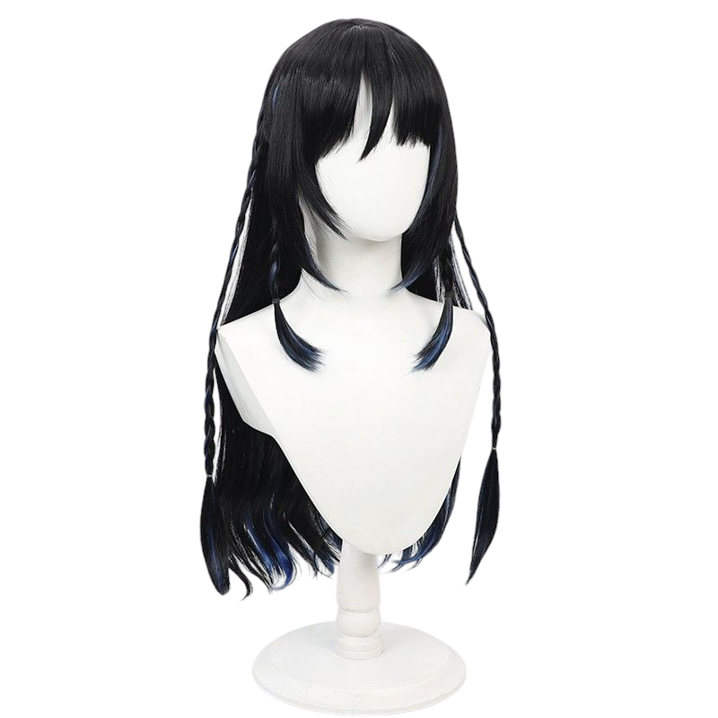 Beige Yao "True Self Hertz" (Electric) Cosplay Wig - Honor of Kings (Black/Pink Highlights) (FEVERCOS)