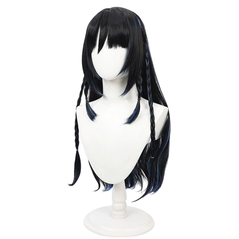 Lavender Yao "True Self Hertz" (Electric) Cosplay Wig - Honor of Kings (Black/Pink Highlights) (FEVERCOS)