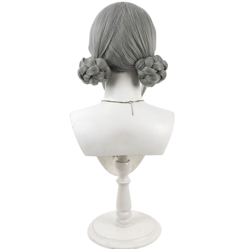 Light Gray Xiao Qiao "Swan Dream" (Honor Crystal) Cosplay Wig - Honor of Kings (greyUpdo) (FEVERCOS)