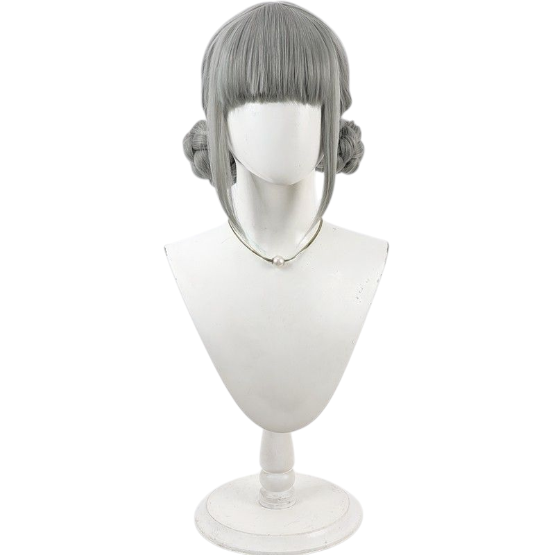 Light Gray Xiao Qiao "Swan Dream" (Honor Crystal) Cosplay Wig - Honor of Kings (greyUpdo) (FEVERCOS)
