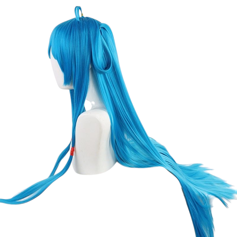 Steel Blue Cai Wenji (Adult Version) Private Design Cosplay Wig - Honor of Kings (Two-Tone Long) (FEVERCOS)