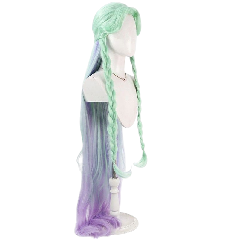 Light Gray Diao Chan "Dreamy Flower" Cosplay Wig - Honor of Kings (Multi-Color Updo) (FEVERCOS)