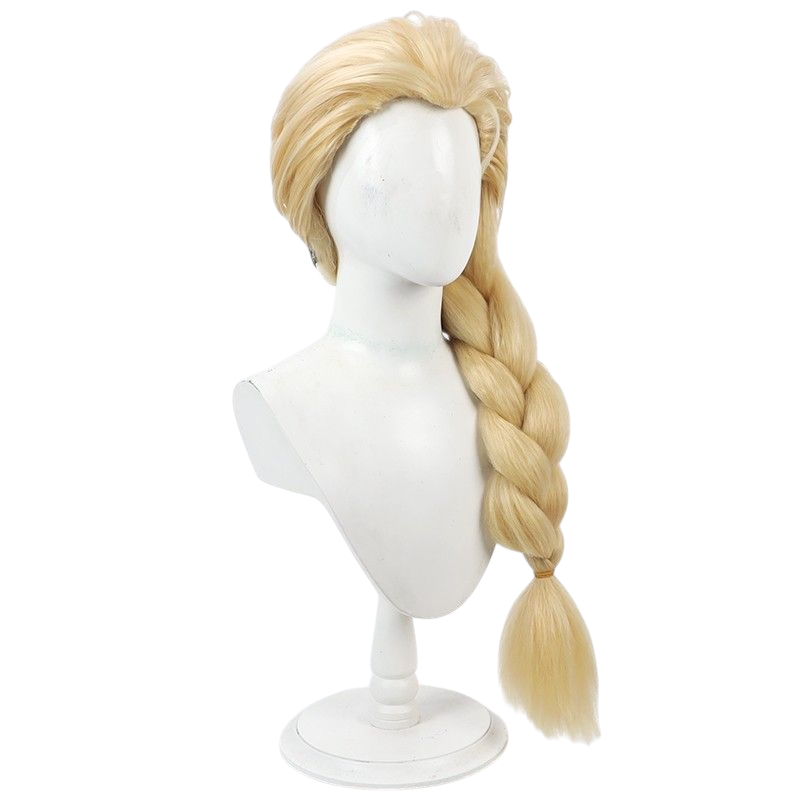 Antique White Zhen Ji "Ice Waltz" Cosplay Wig - Honor of Kings (Widow's Peak/Crimped) (FEVERCOS)