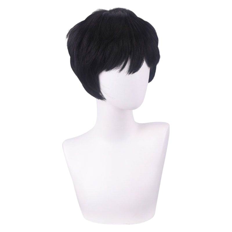 Lavender Bojji Cosplay Wig - Ranking of Kings (Black Short) (FEVERCOS)