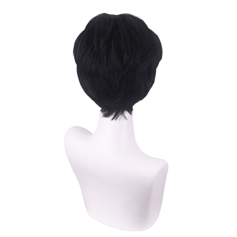 Lavender Bojji Cosplay Wig - Ranking of Kings (Black Short) (FEVERCOS)