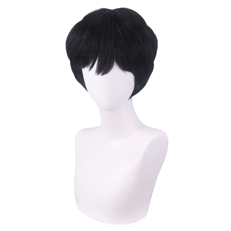 Lavender Bojji Cosplay Wig - Ranking of Kings (Black Short) (FEVERCOS)