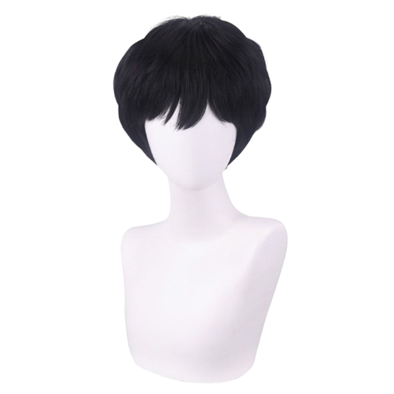 Lavender Bojji Cosplay Wig - Ranking of Kings (Black Short) (FEVERCOS)